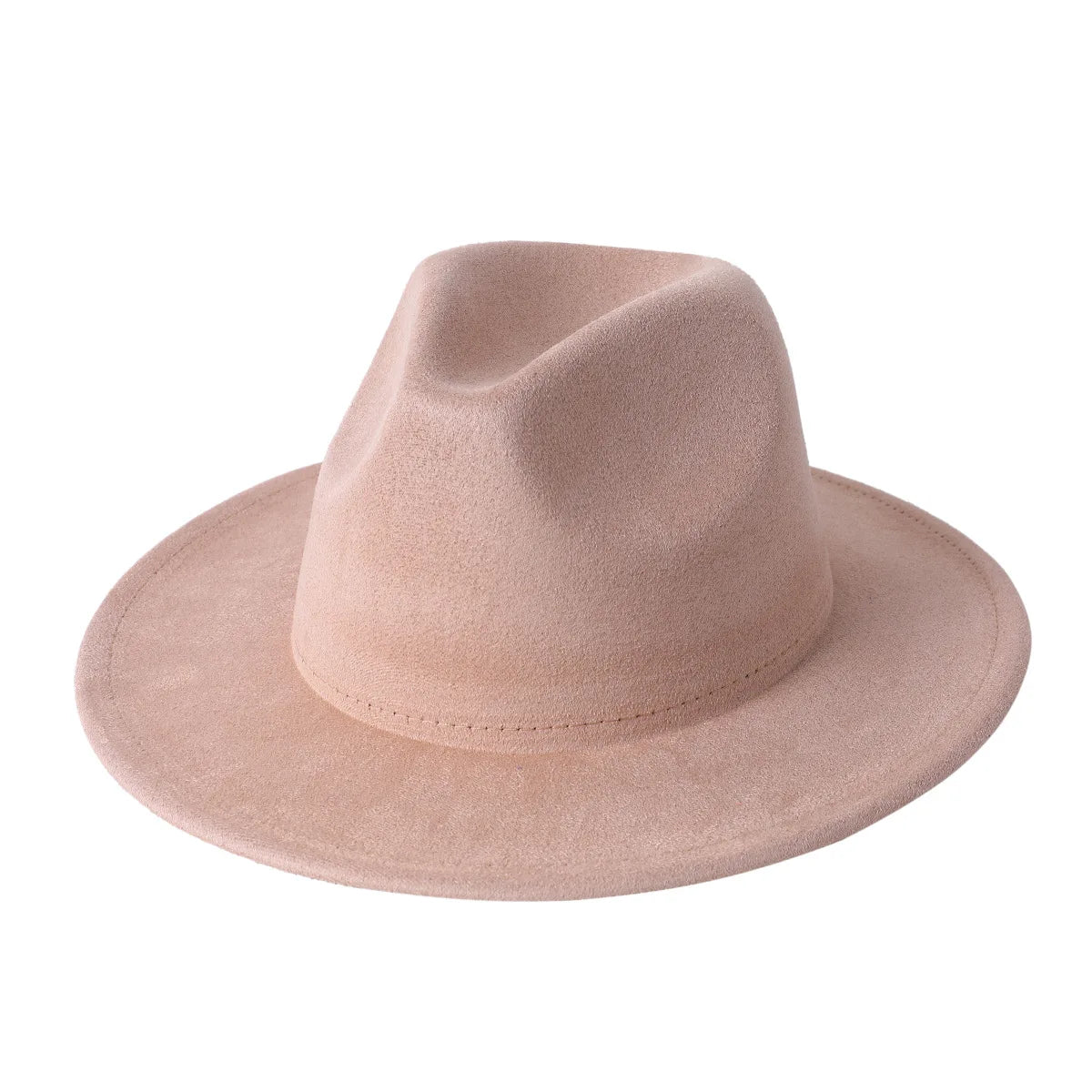 Stevenson Suede Fedora Hat - Vegan Suede and Cotton for a Timeless City Ready Look