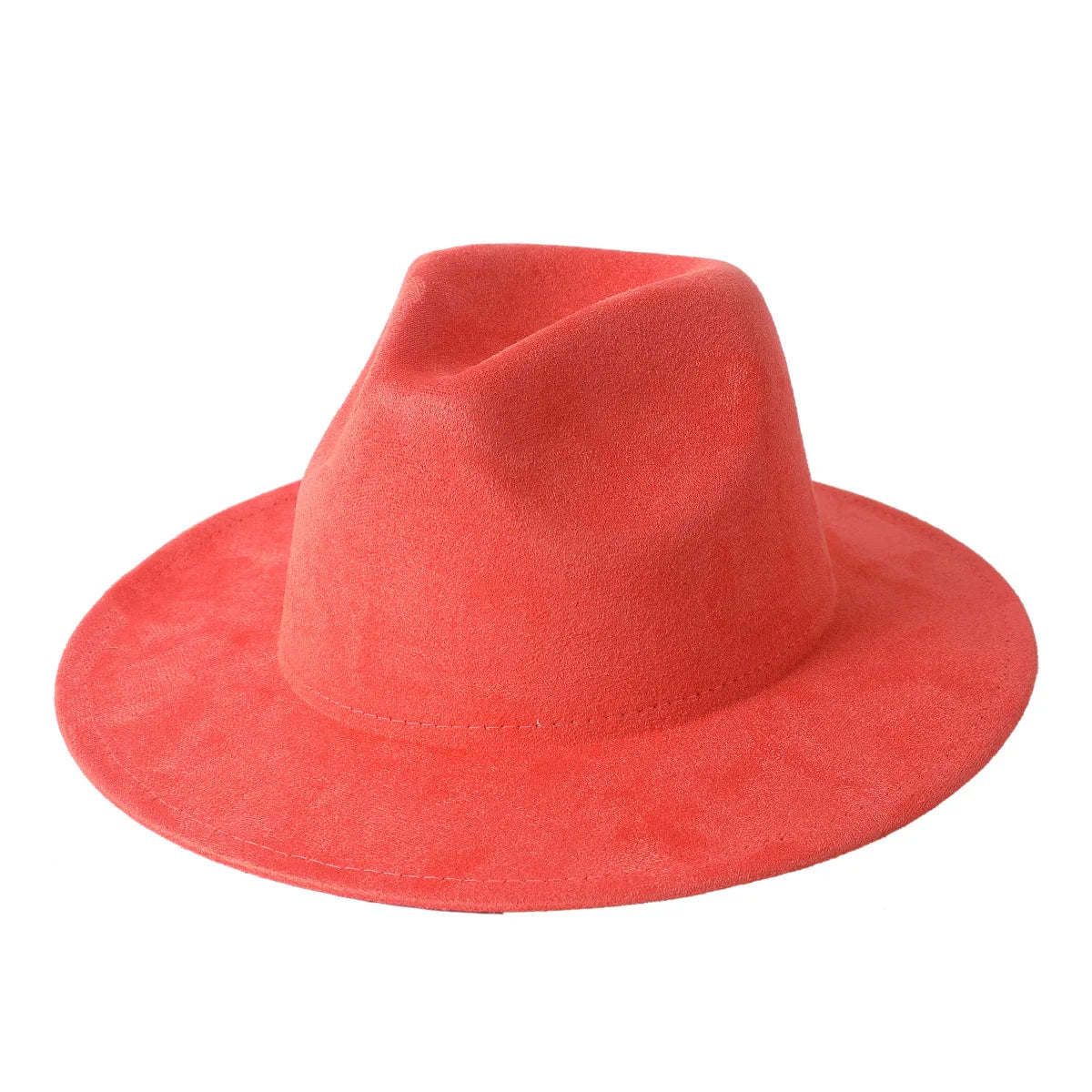 Stevenson Suede Fedora Hat - Vegan Suede and Cotton for a Timeless City Ready Look