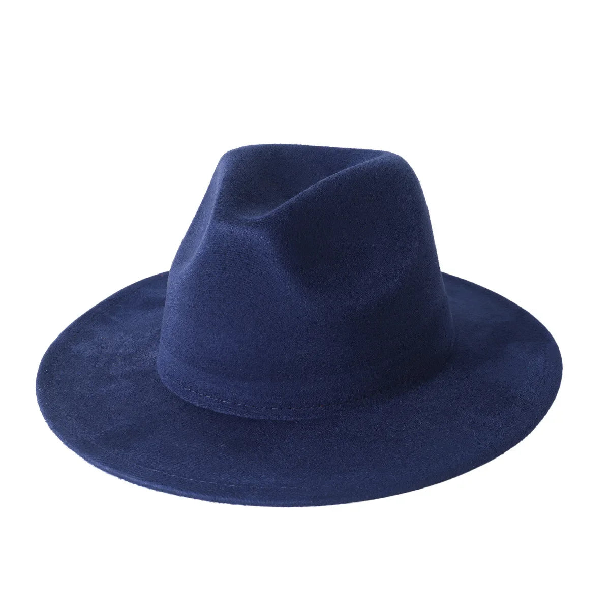 Stevenson Suede Fedora Hat - Vegan Suede and Cotton for a Timeless City Ready Look