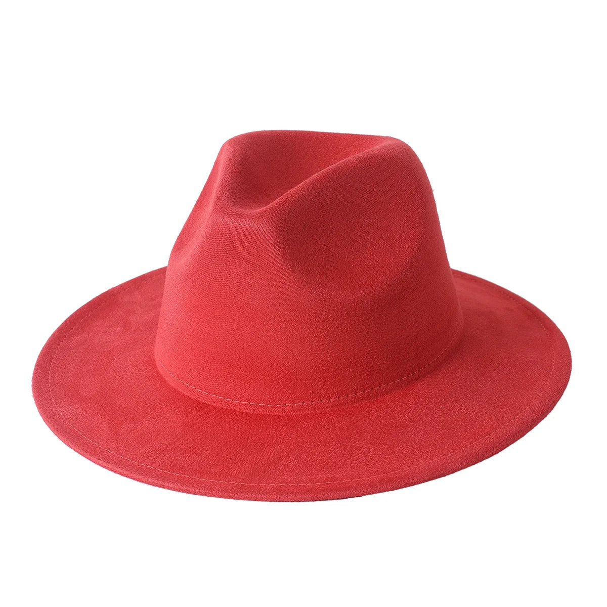 Stevenson Suede Fedora Hat - Vegan Suede and Cotton for a Timeless City Ready Look