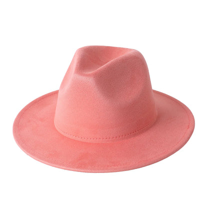 Stevenson Suede Fedora Hat - Vegan Suede and Cotton for a Timeless City Ready Look