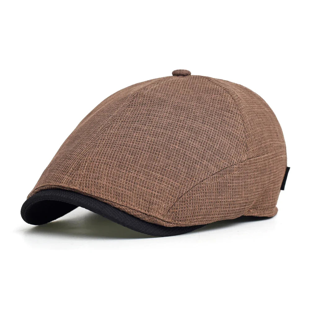 Summer Golf Flat Cap - Lightweight Cap Suited For Warm Weather On The Golf Course