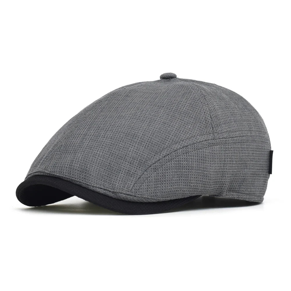 Summer Golf Flat Cap - Lightweight Cap Suited For Warm Weather On The Golf Course