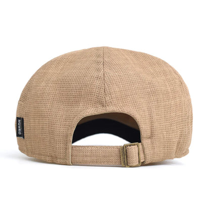 Summer Golf Flat Cap - Lightweight Cap Suited For Warm Weather On The Golf Course