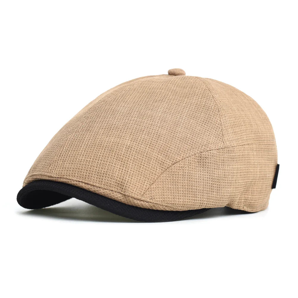 Summer Golf Flat Cap - Lightweight Cap Suited For Warm Weather On The Golf Course
