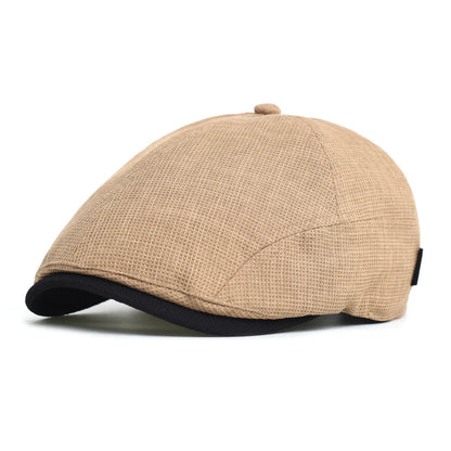 Summer Golf Flat Cap - Lightweight Cap Suited For Warm Weather On The Golf Course