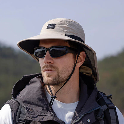 Sun Shade Wide Brimmed Explorer Bucket Hat - A Sun Protective Hat For Casual Days