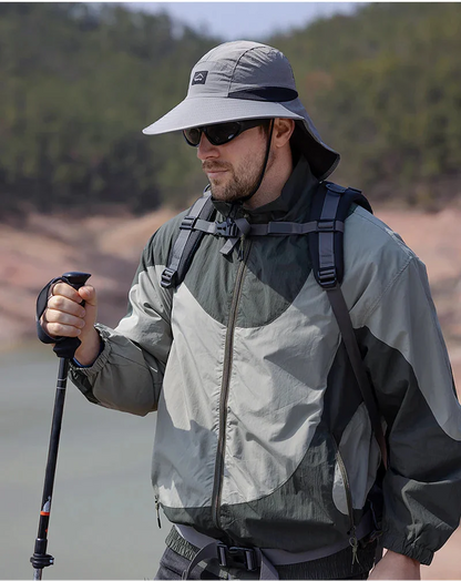 Sun Shade Wide Brimmed Explorer Bucket Hat - A Sun Protective Hat For Casual Days