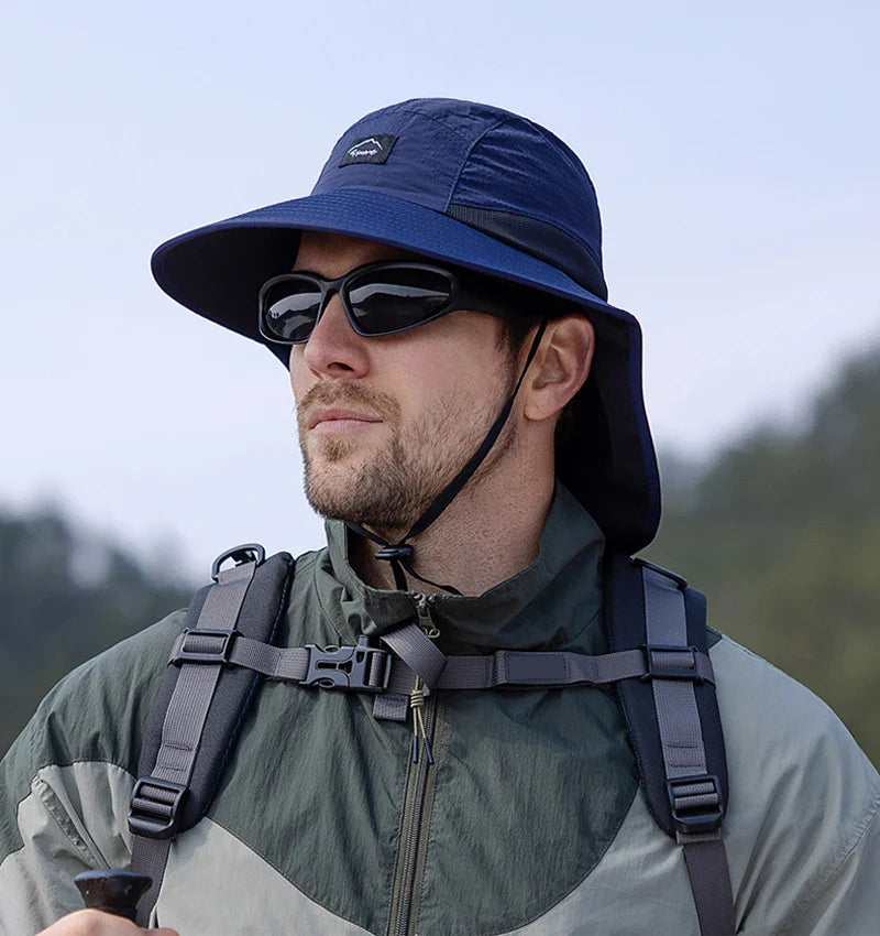 Sun Shade Wide Brimmed Explorer Bucket Hat - A Sun Protective Hat For Casual Days