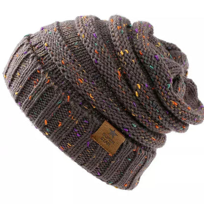Super Star Knitted Flecked Beanie - Urban Caps