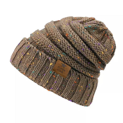 Super Star Knitted Flecked Beanie - Urban Caps