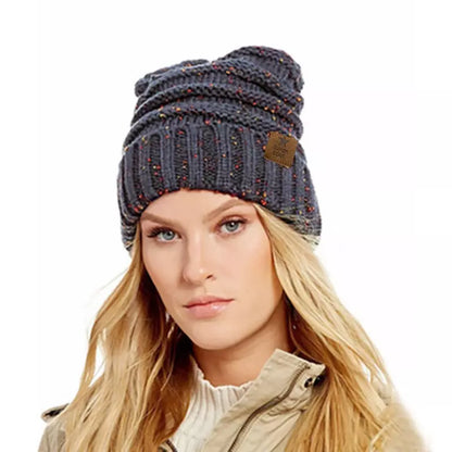 Super Star Knitted Flecked Beanie - Urban Caps