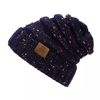Super Star Knitted Flecked Beanie - Urban Caps