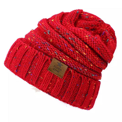 Super Star Knitted Flecked Beanie - Urban Caps