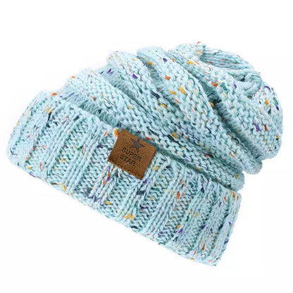 Super Star Knitted Flecked Beanie - Urban Caps
