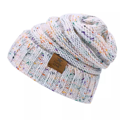 Super Star Knitted Flecked Beanie - Urban Caps