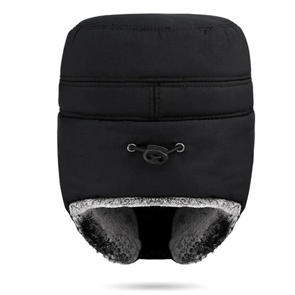 Supplex Winter Bomber Hat – Earflap Thermal Cap with Face Cover