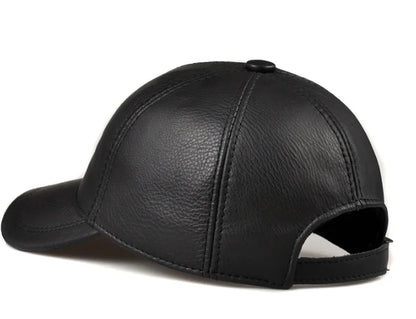 Tancarville Genuine Leather Baseball Cap – Premium Casual Cap