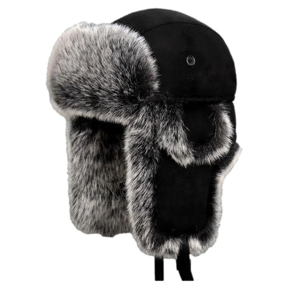 Tarkov Winter Fur Bomber Hat – Warm Leather Trapper Ushanka
