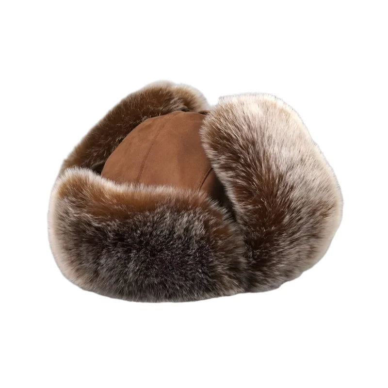Tarkov Winter Fur Bomber Hat – Warm Leather Trapper Ushanka