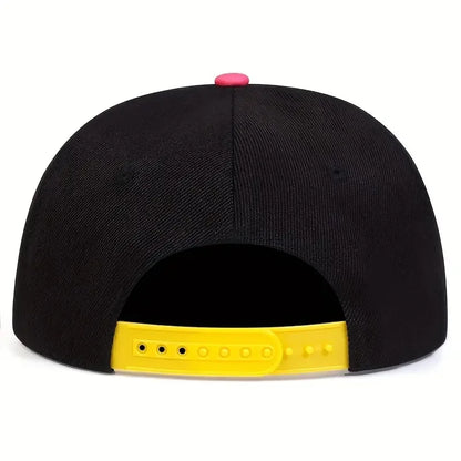 The Munchies Bitten Donut Snapback Cap - Casual Street Cap With A Playful Bitten Visor