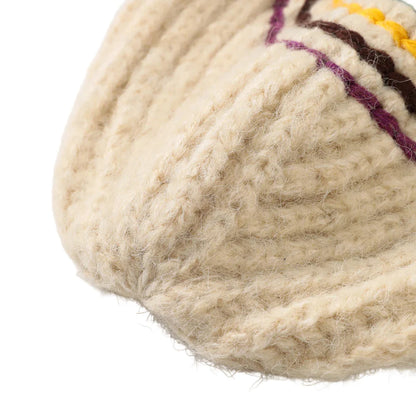 The Rainbow Winter Knitted Beanie - Warm Knit Beanie With Rainbow Logo For Cold Weather