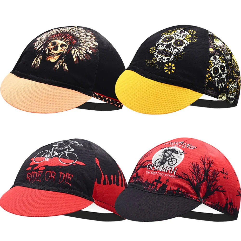 Riding Death Cycling Cap Lightweight Acrylic Knit Warmth Breathability Quick Dry