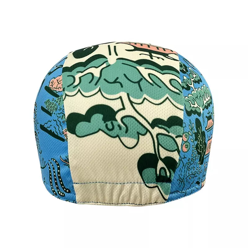 Asian Design Cycling Cap Topi Sepeda Under Helmet Sweat Wicking All Day Comfort