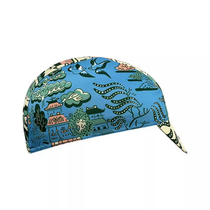 Asian Design Cycling Cap Topi Sepeda Under Helmet Sweat Wicking All Day Comfort
