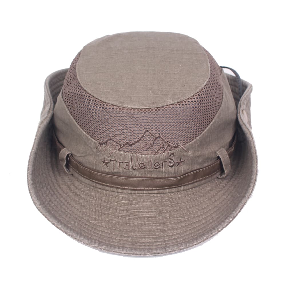 Travellers Sun Bucket Hat – Lightweight Cotton Outdoor Hat