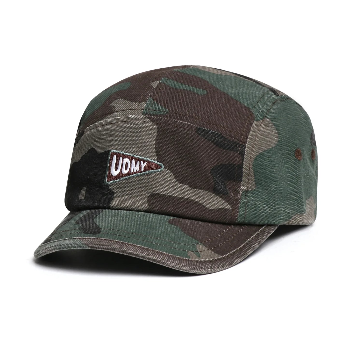 Vintage Camouflage 5-Panel Baseball Cap Classic Outdoor Style - Urban Caps