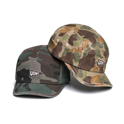 Vintage Camouflage 5-Panel Baseball Cap Classic Outdoor Style - Urban Caps