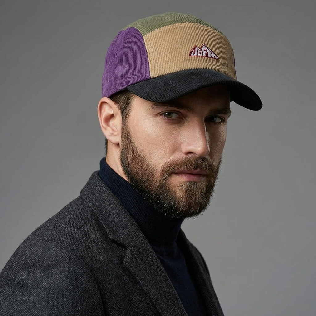 UOFM Corduroy 5-Panel Cap - Urban Caps