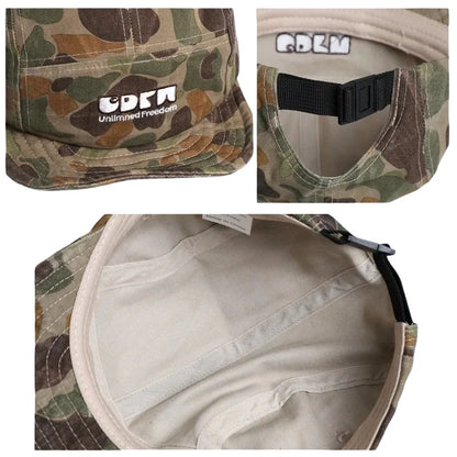 Unlimited Freedom Camouflage 5-Panel Baseball Cap - Urban Caps