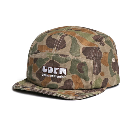 Unlimited Freedom Camouflage 5-Panel Baseball Cap - Urban Caps
