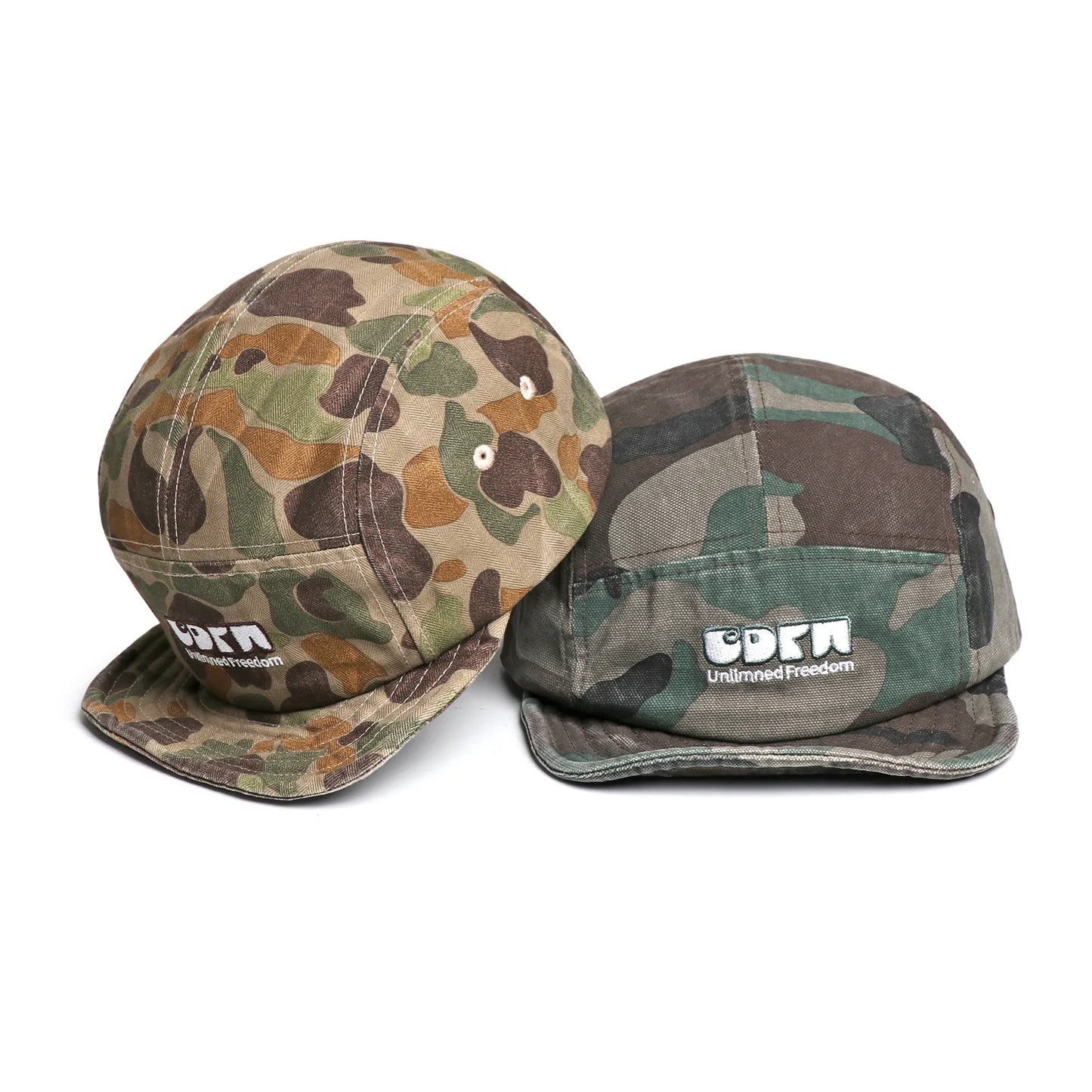 Unlimited Freedom Camouflage 5-Panel Baseball Cap - Urban Caps