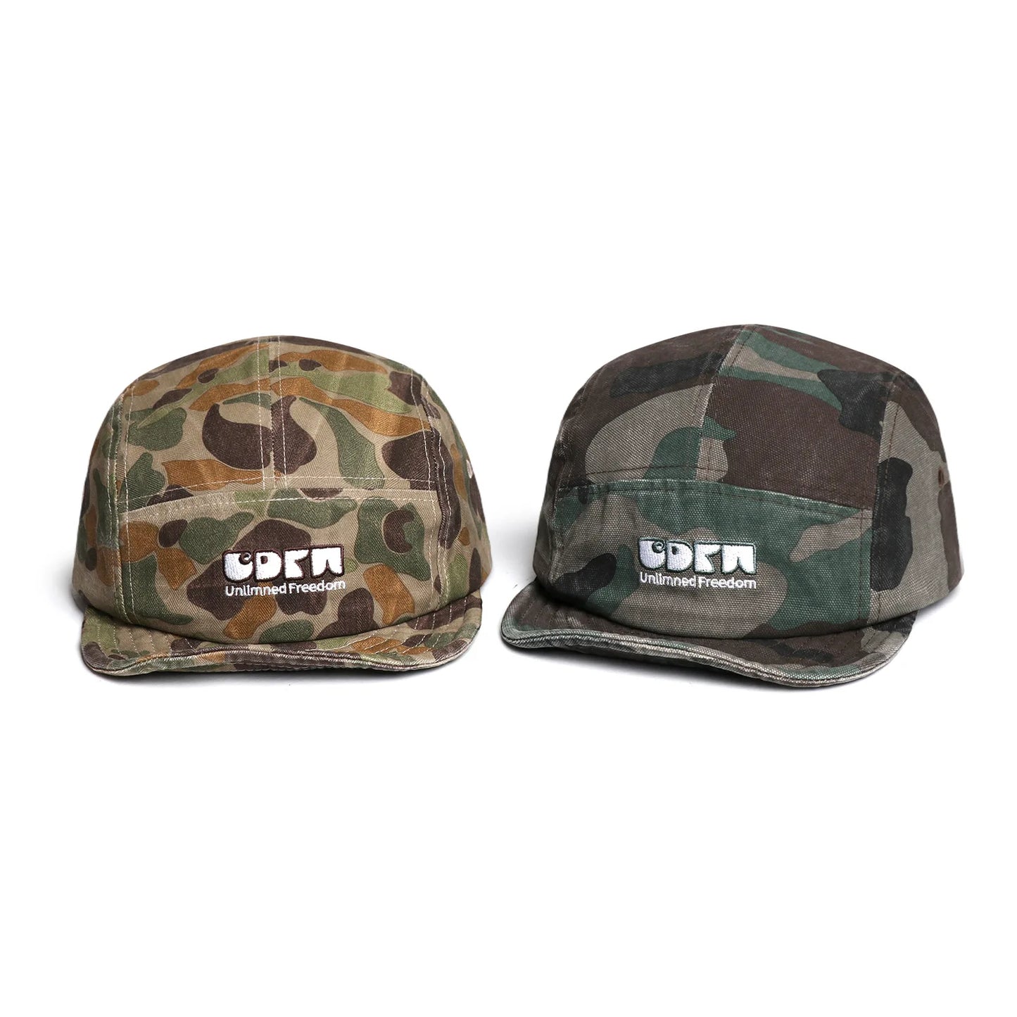 Unlimited Freedom Camouflage 5-Panel Baseball Cap - Urban Caps