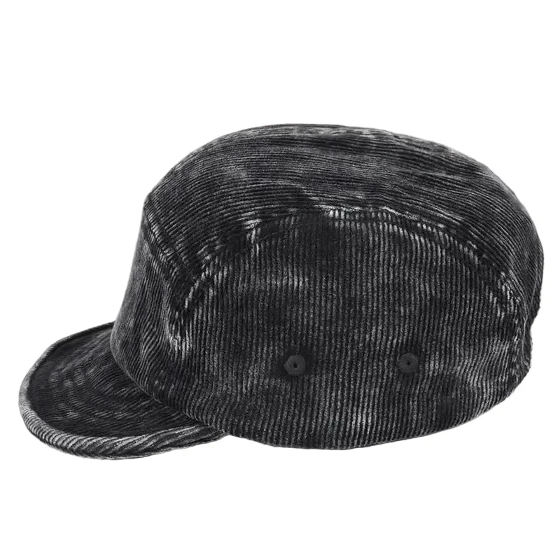 Urban Corduroy Short Brim Five-Panel Baseball Cap - Urban Caps