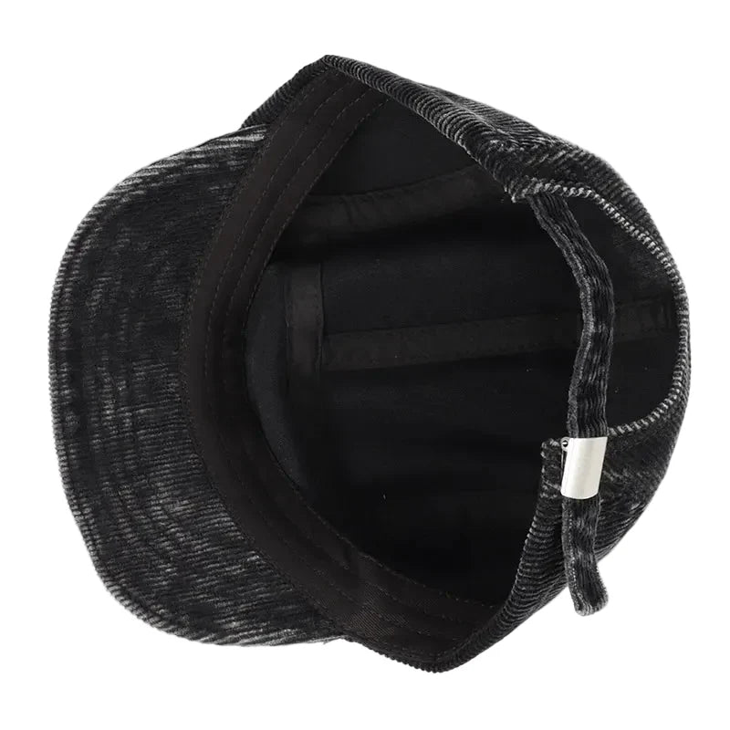 Urban Corduroy Short Brim Five-Panel Baseball Cap - Urban Caps