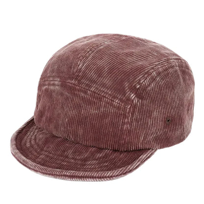 Urban Corduroy Short Brim Five-Panel Baseball Cap - Urban Caps