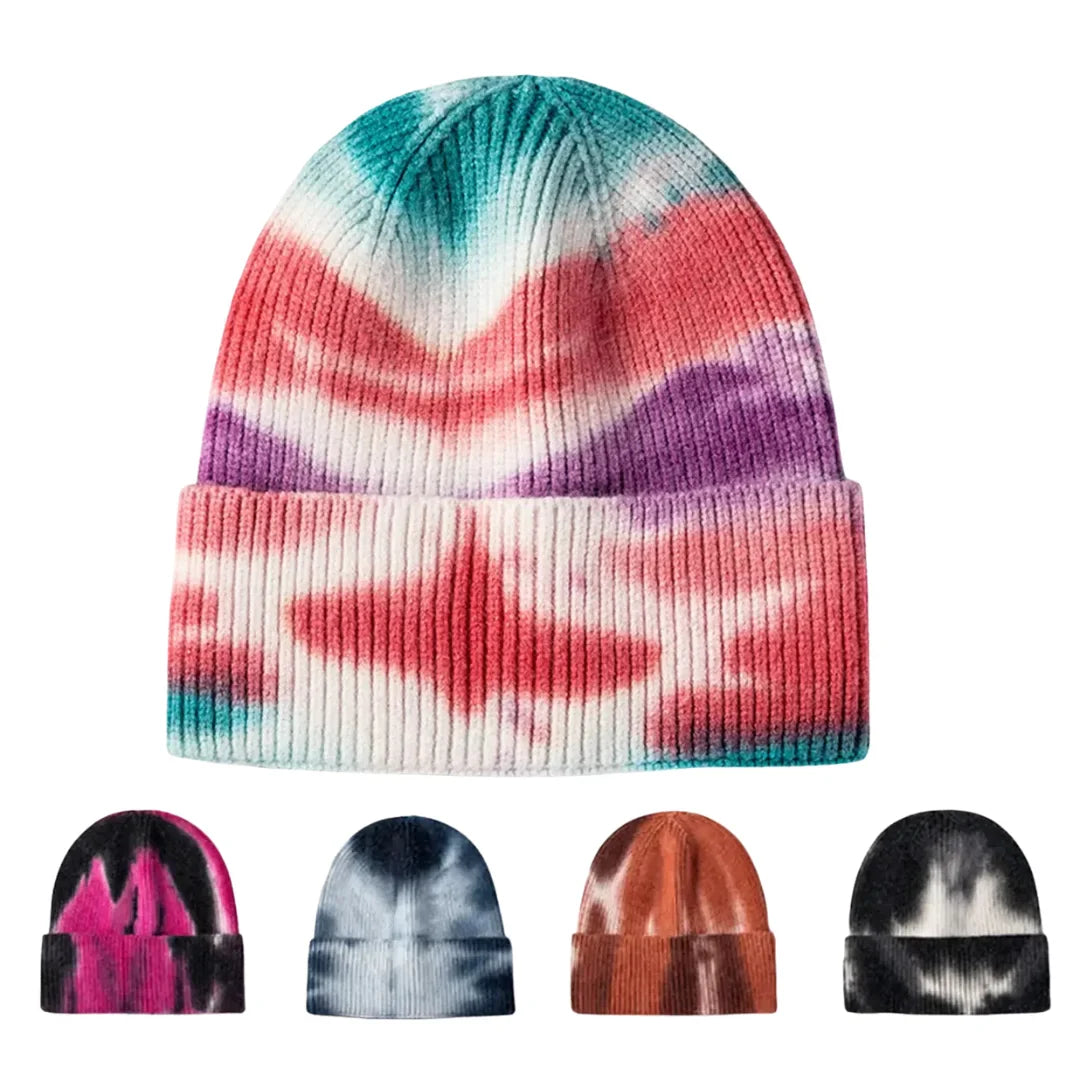 Winter Tie-Dye Beanie For City Style In Cold Weather - Urban Caps
