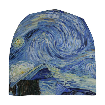 Van Gogh Snood Beanie Art Inspired Winter Accessory - Urban Caps