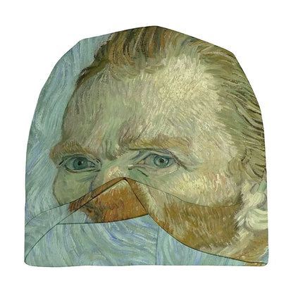 Van Gogh Snood Beanie Art Inspired Winter Accessory - Urban Caps