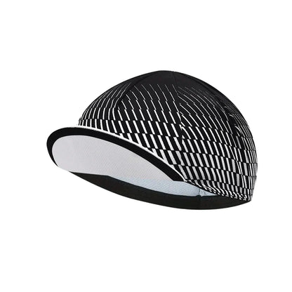 Vancouver Striped Cycling Cap Acrylic Adjustable 54 to 65 cm for Every Ride