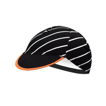 Vancouver Striped Cycling Cap Acrylic Adjustable 54 to 65 cm for Every Ride
