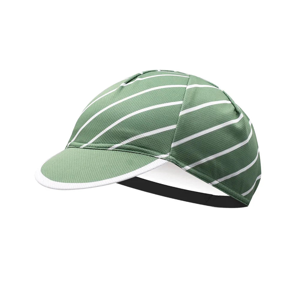 Vancouver Striped Cycling Cap Acrylic Adjustable 54 to 65 cm for Every Ride