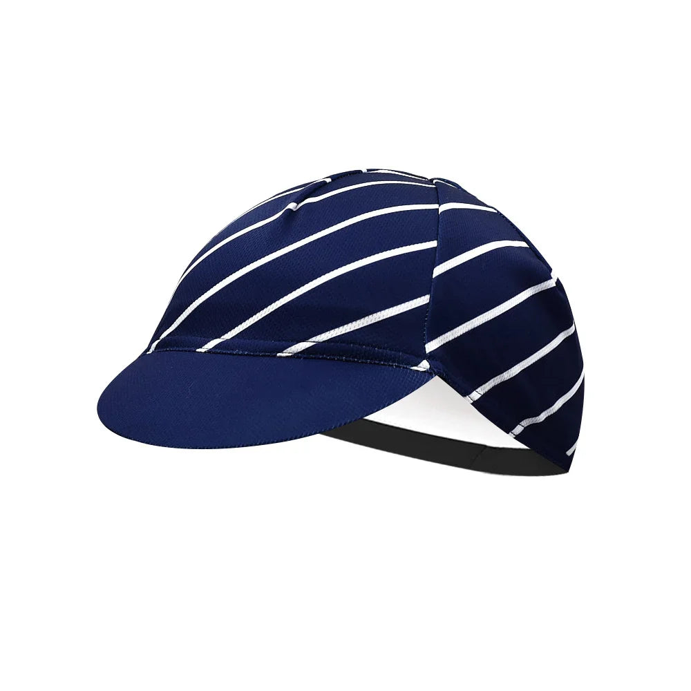Vancouver Striped Cycling Cap Acrylic Adjustable 54 to 65 cm for Every Ride