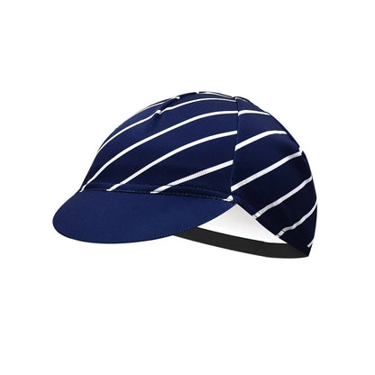 Vancouver Striped Cycling Cap Acrylic Adjustable 54 to 65 cm for Every Ride