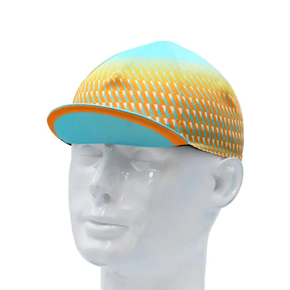Vancouver Striped Cycling Cap Acrylic Adjustable 54 to 65 cm for Every Ride
