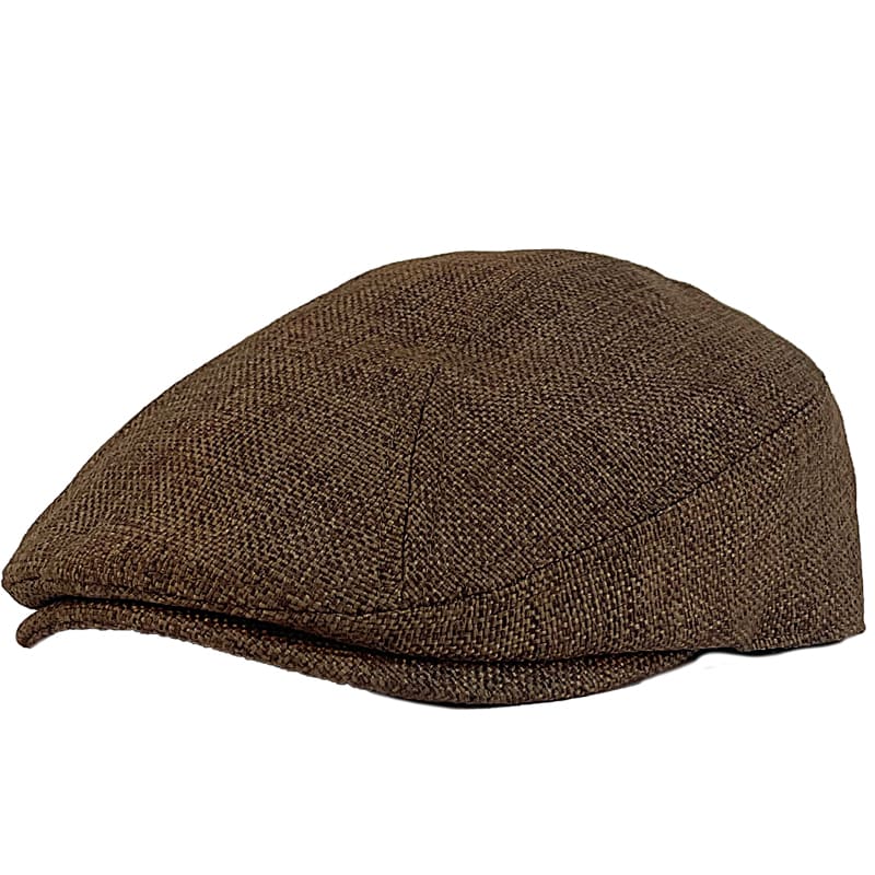 Verona Linen Flat Cap – Breathable Lightweight Summer Classic Cap